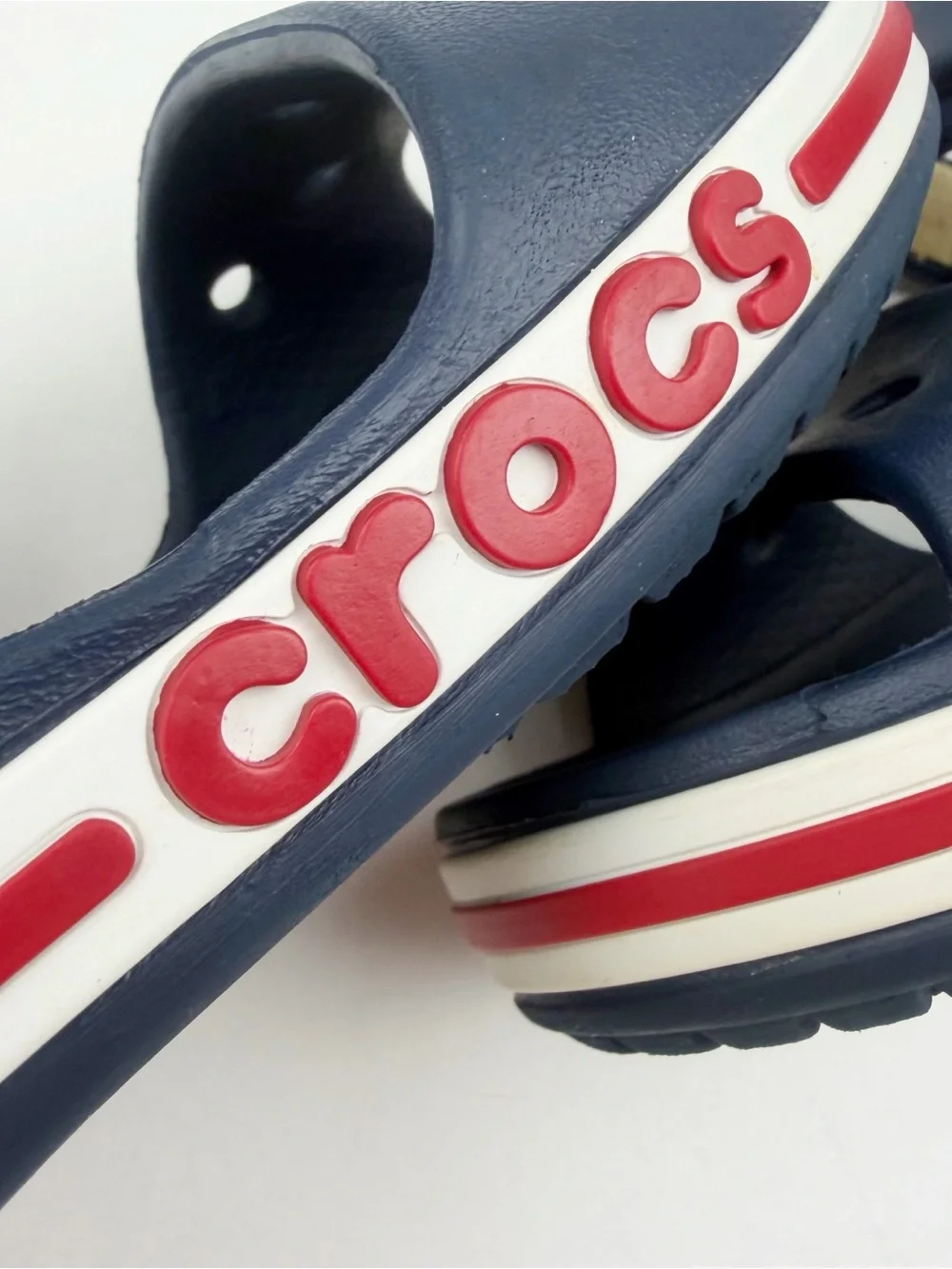 Crocs Kids Bayaband Sandals Navy Blue Lightweight Size 13C